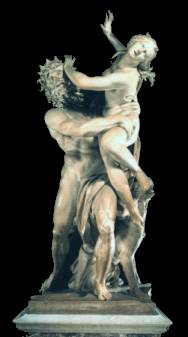 Escultura que retrata 'El rapto de Proserpina', de Bernini