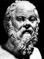 Sócrates, representado en una escultura